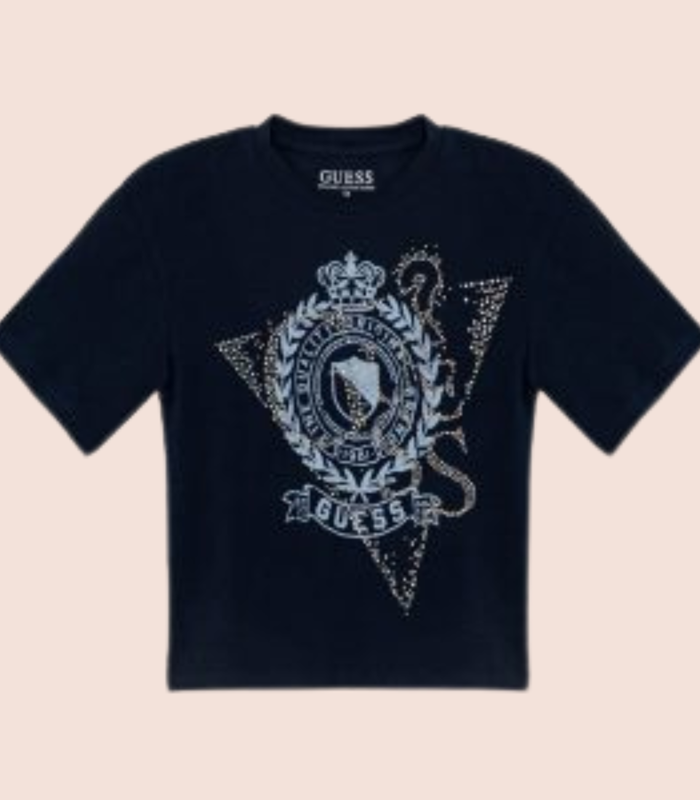 GUESS KIDS x Blue Midi Blouse with Strass