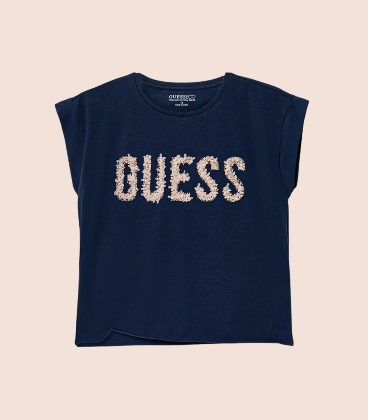 GUESS KIDS x Teenage Crop Blouse with Embroidered Sequin