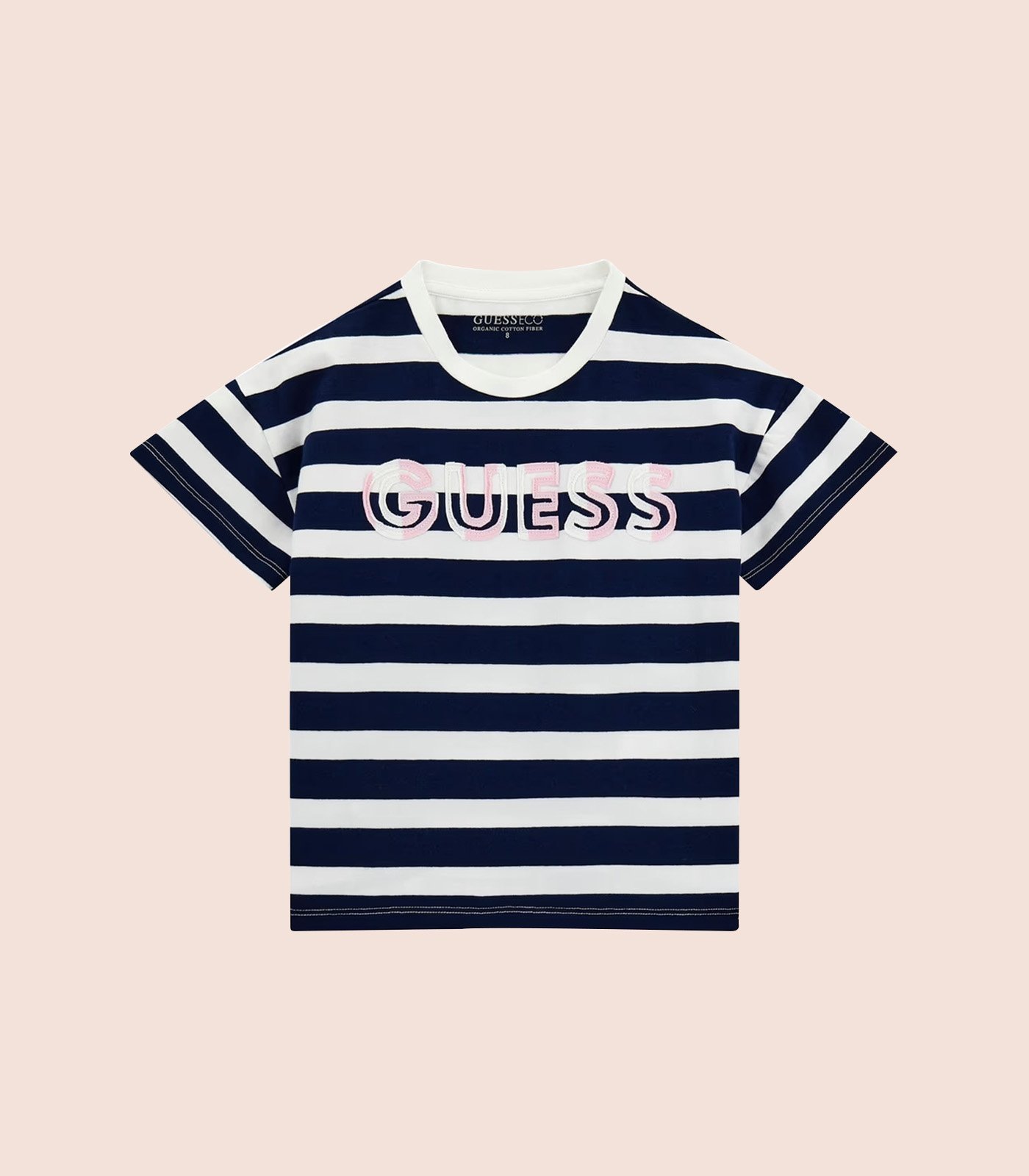 GUESS KIDS x Blue Striped T-Shirt