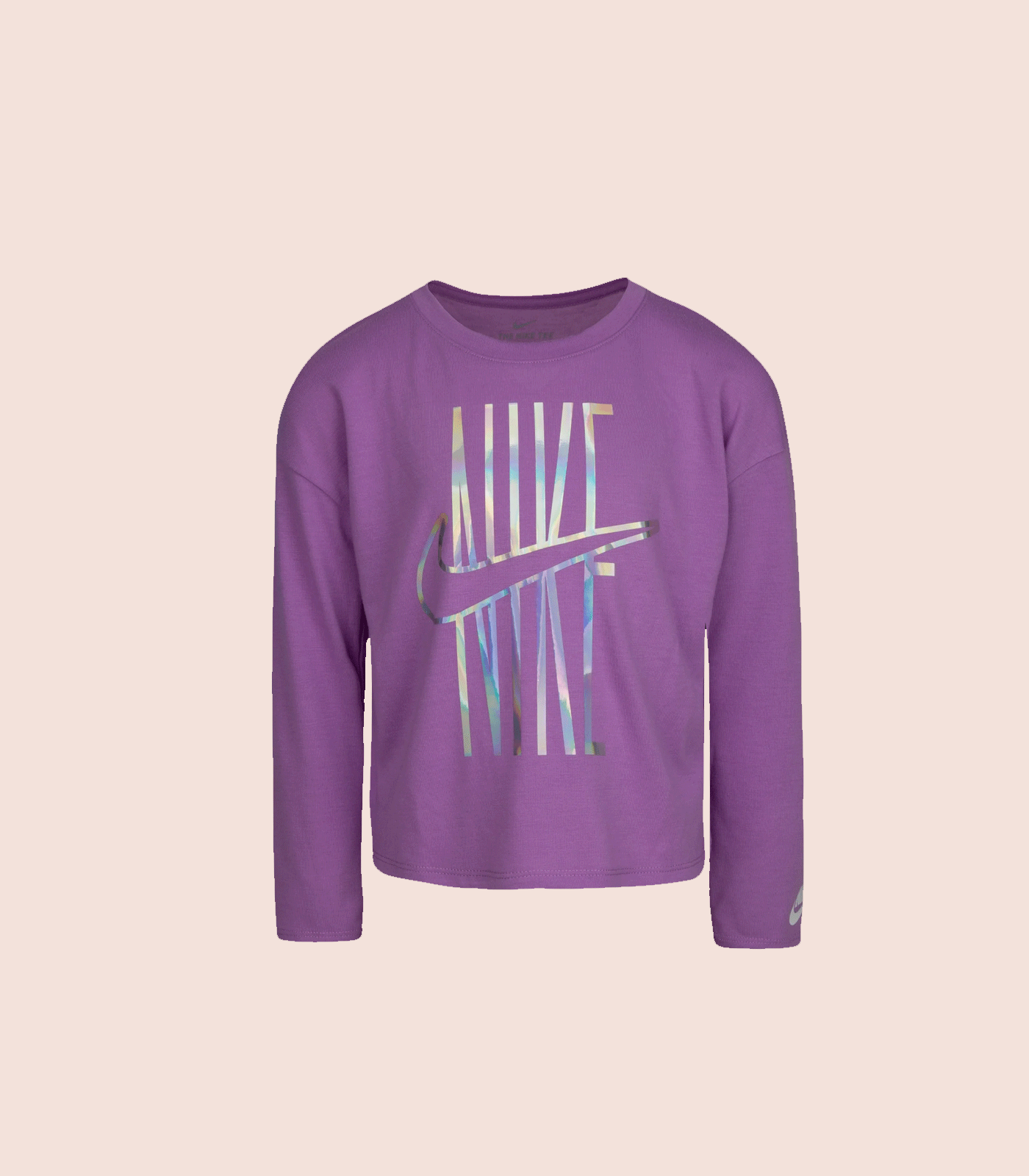 NIKE IRIDESCENT LOGO BOXY T-SHIRT