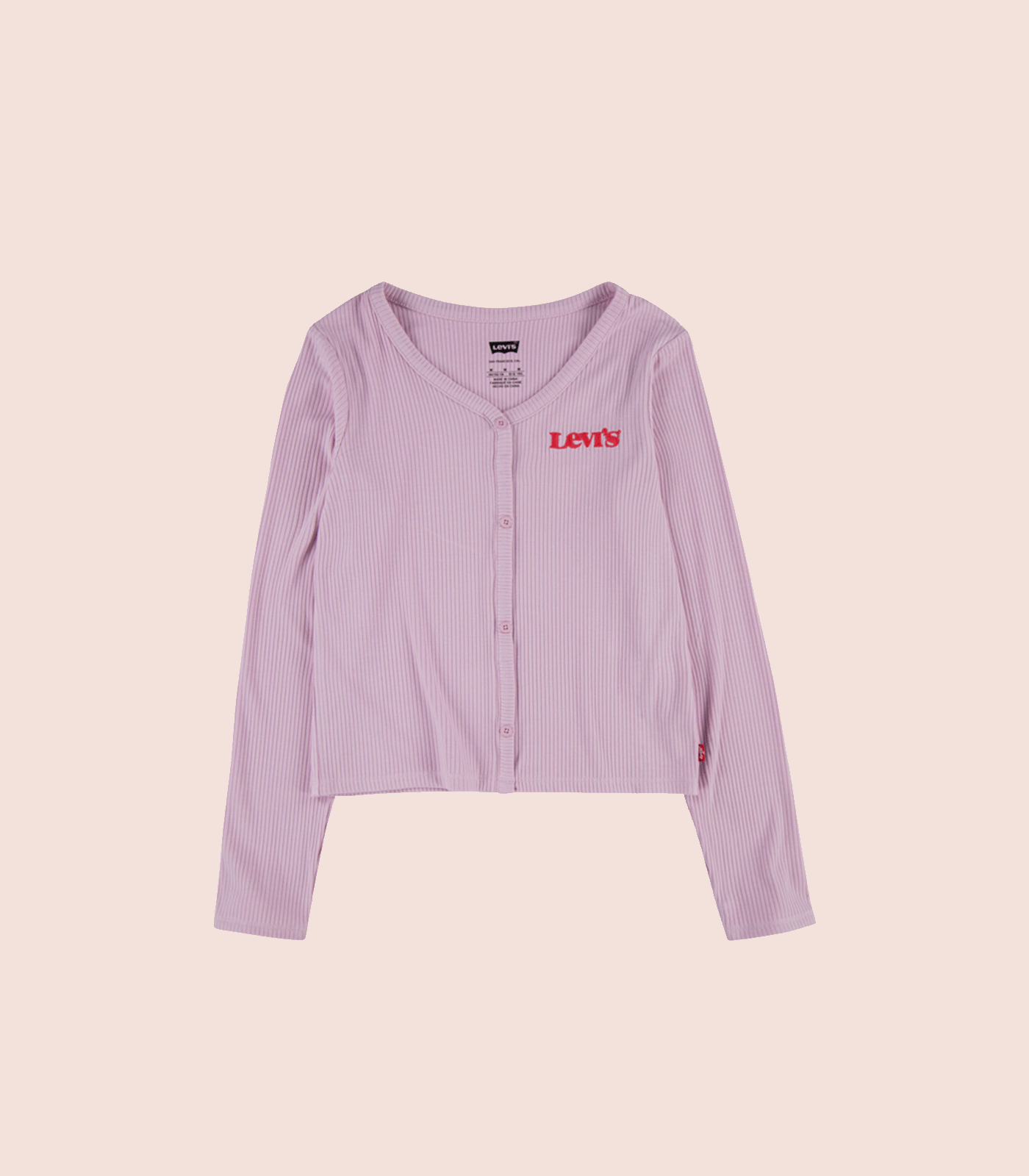 LEVI'S® BIG GIRLS S-XL RIB KNIT CARDIGAN