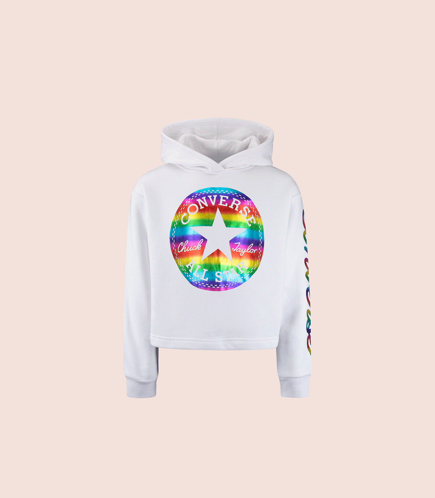 CONVERSE CHUCK PATCH CROPPED HOODIE