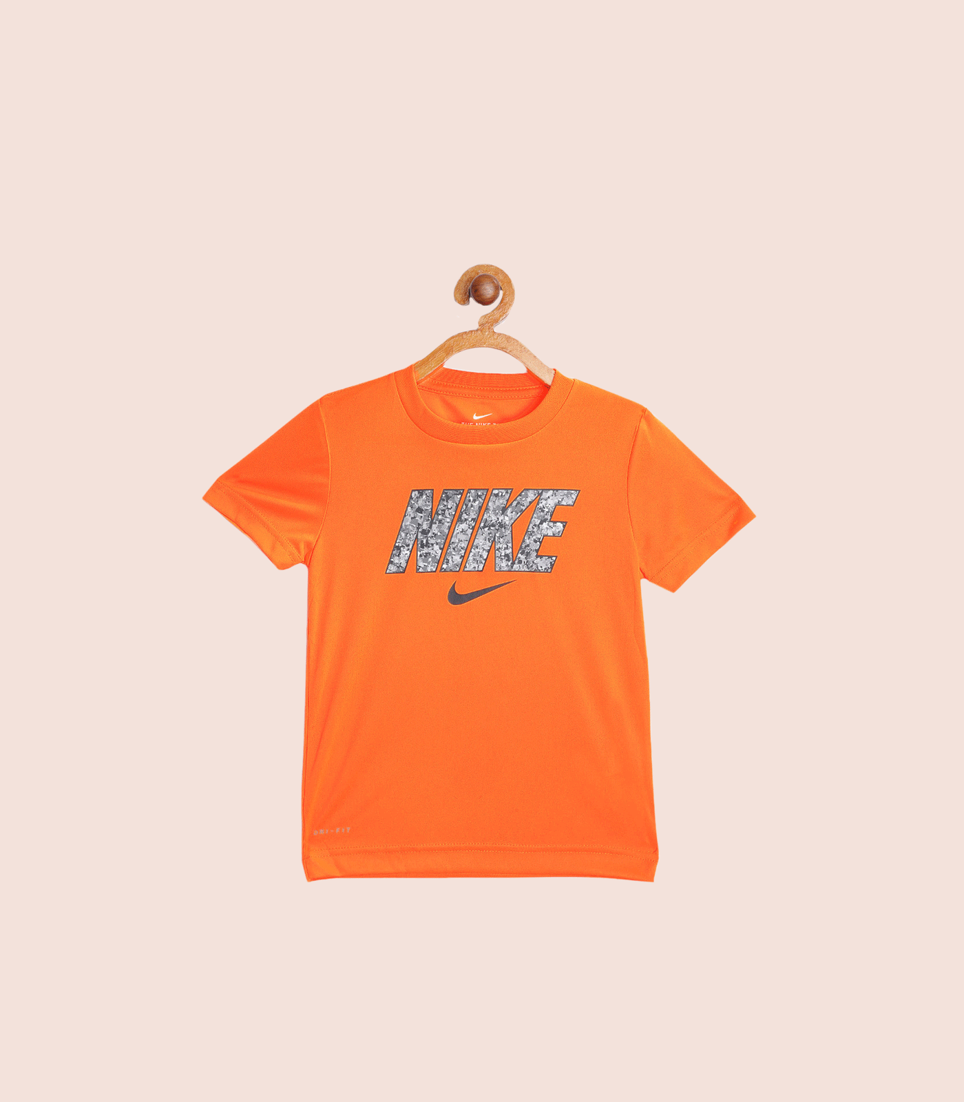 NIKE DRI-FIT CONFETTI BLOCK LOGO T-SHIRT