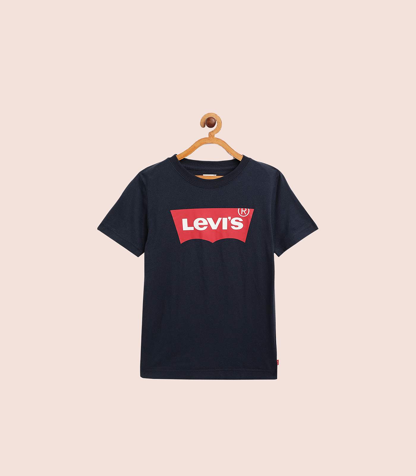 LEVI'S® NAVY BIG BOYS LOGO TEE SHIRT