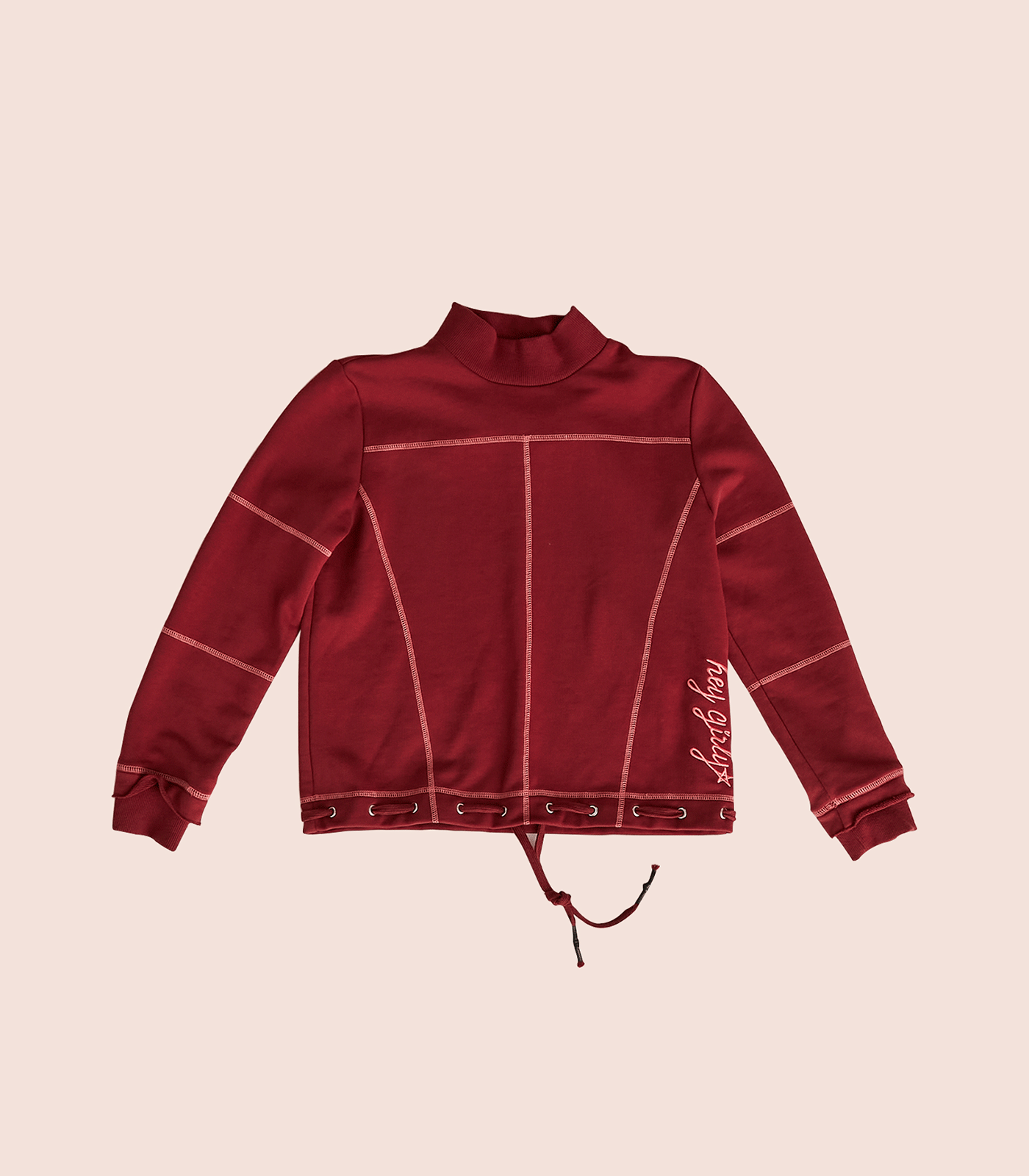 EXPOSED STITCH SWEATSHIRT