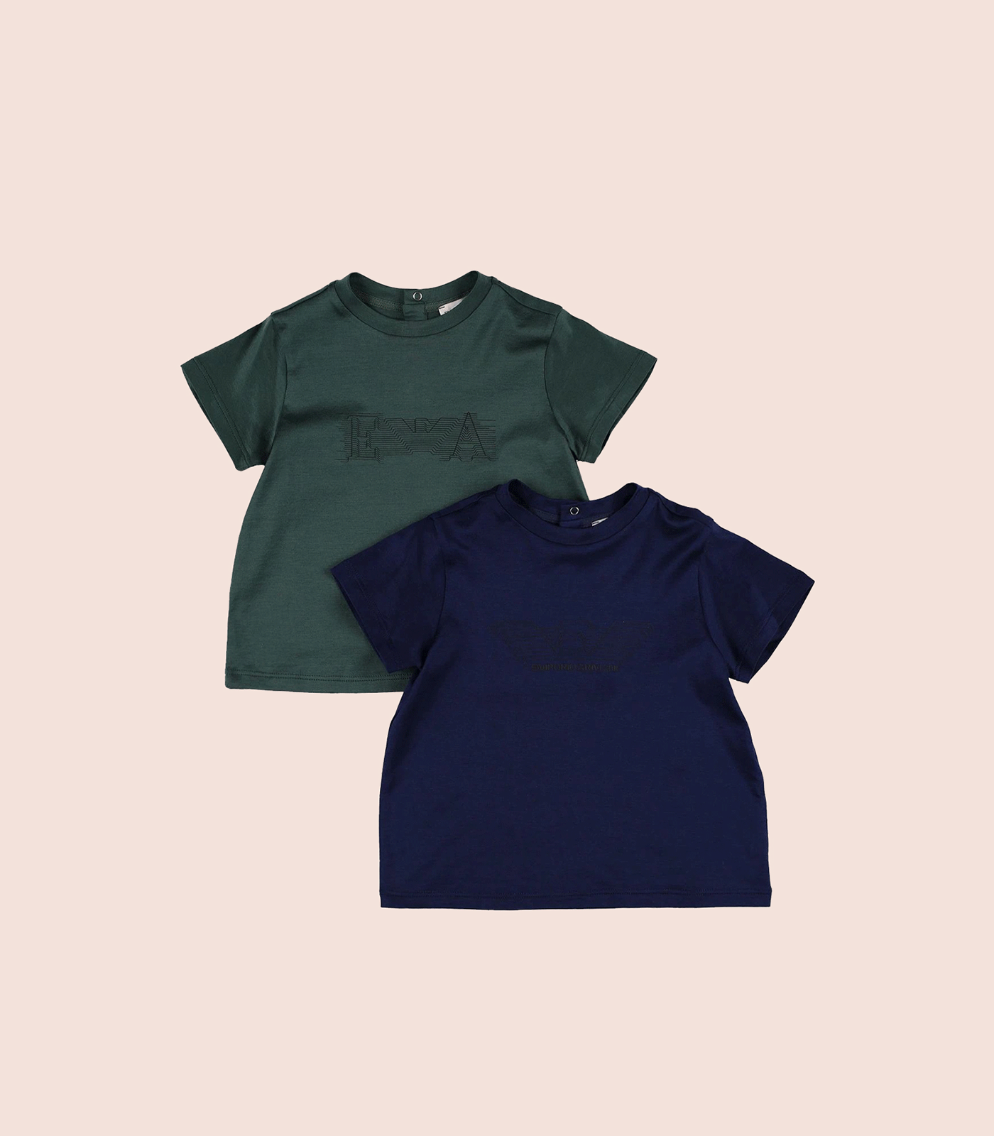 EMPORIO ARMANI x Baby Logo T-Shirts (2 Pack)