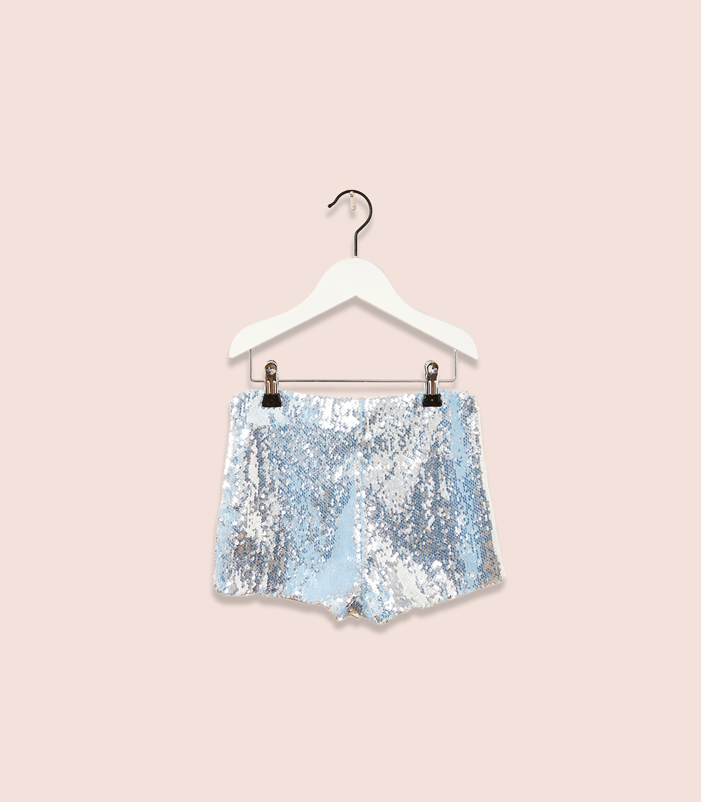 SONIA RYKIEL KIDS - BLUE SEQUINED SHORTS
