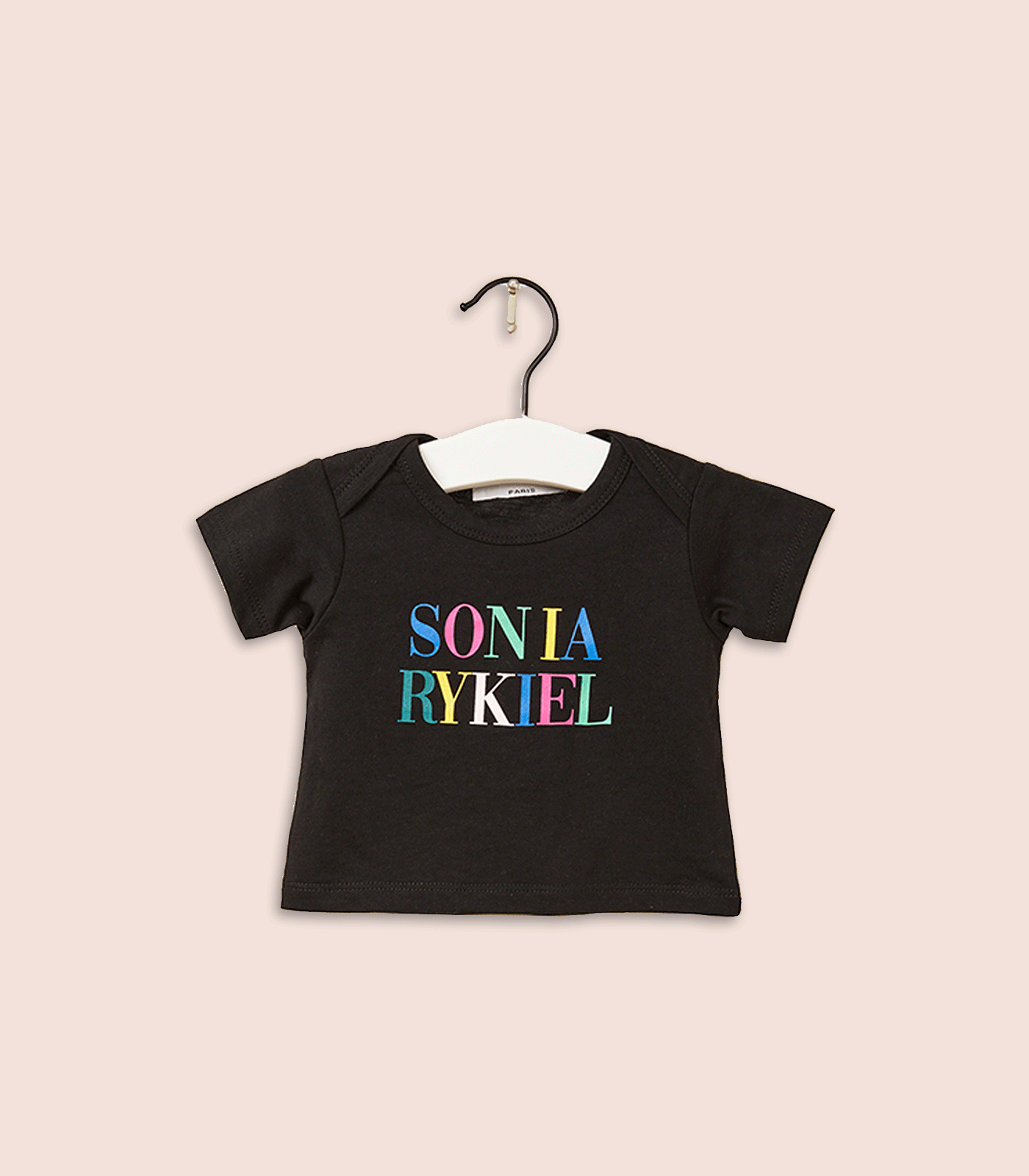 SONIA RYKIEL KIDS - BLACK FLAVIN T-SHIRT SET