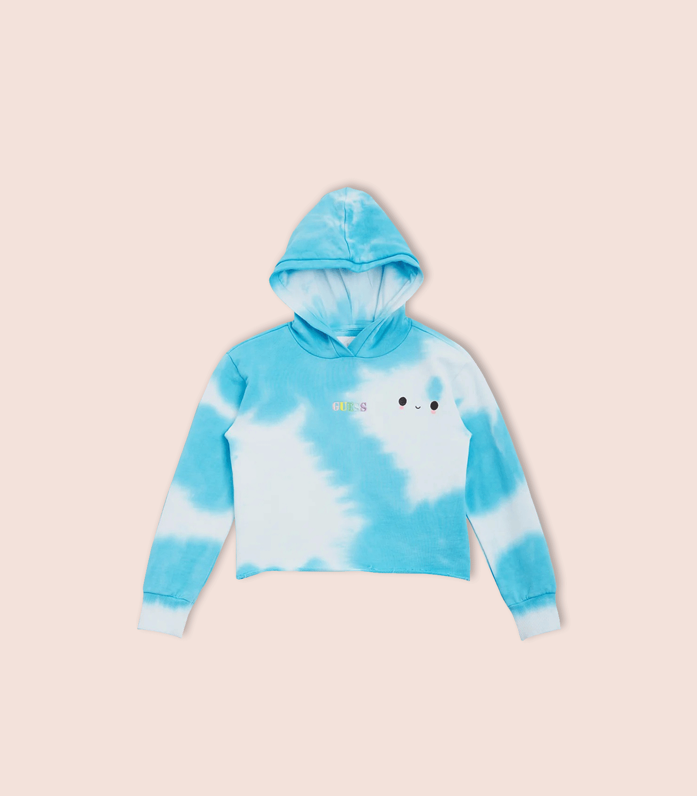 GUESS KIDS x FRIENDSWITHYOU - CROPPED CLOUDY BLUE HOODIE