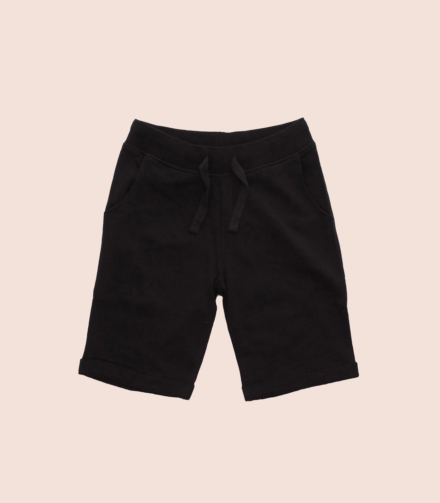 GUESS KIDS x BLACK LOGO SHORTS